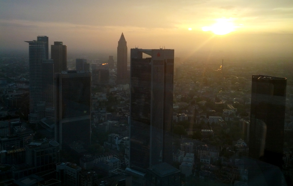 Ausblick vom Maintower Restaurant