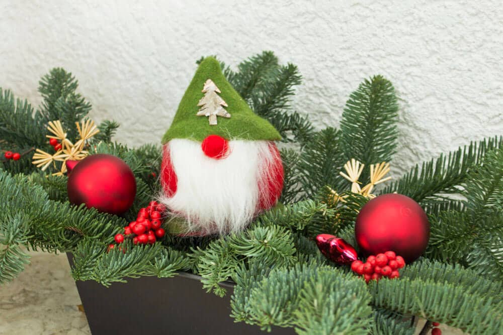 Weihnachtsdeko - Brotbackform-Gesteck
